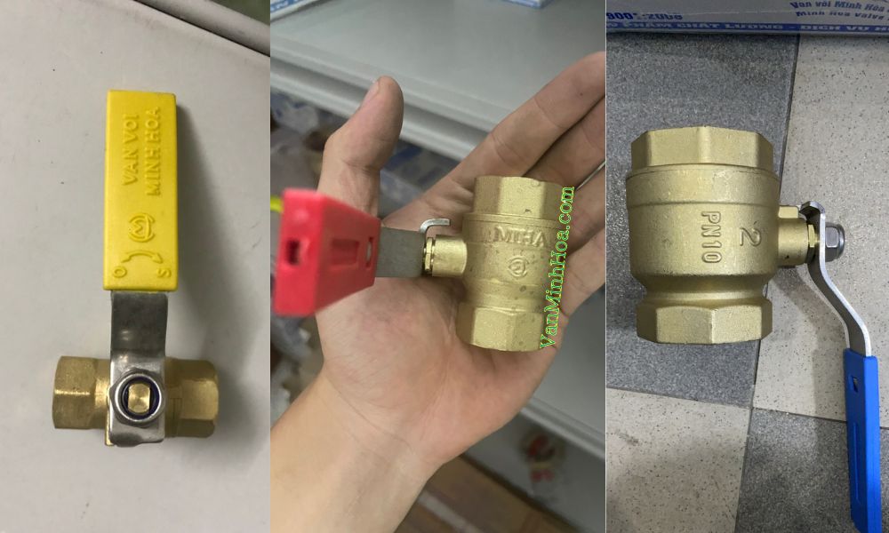 tay gạt van bi tay gạt minh hòa