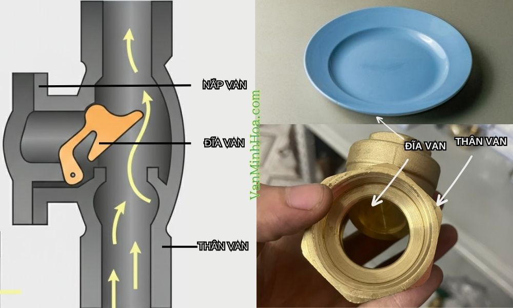 thân đĩa van 1 chiều
