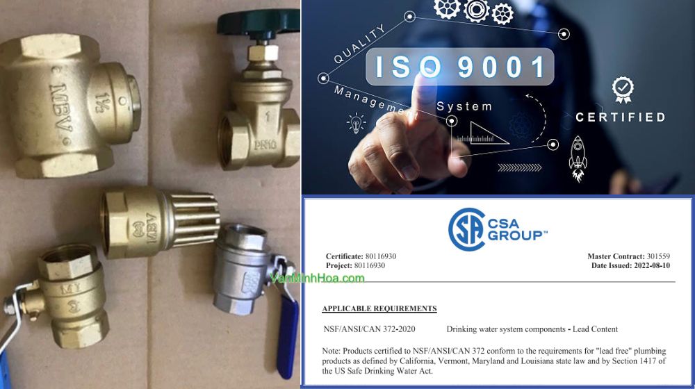 tiêu chuẩn van quản lý chất lượng