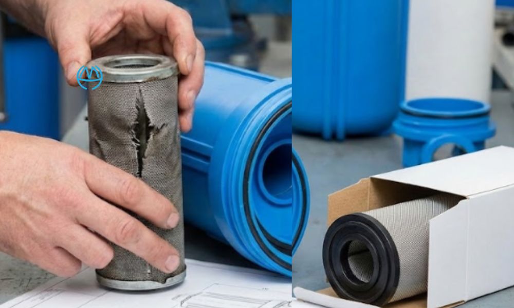 trường hợp chỉ cần thay lưới lọc bộ lọc chữ y