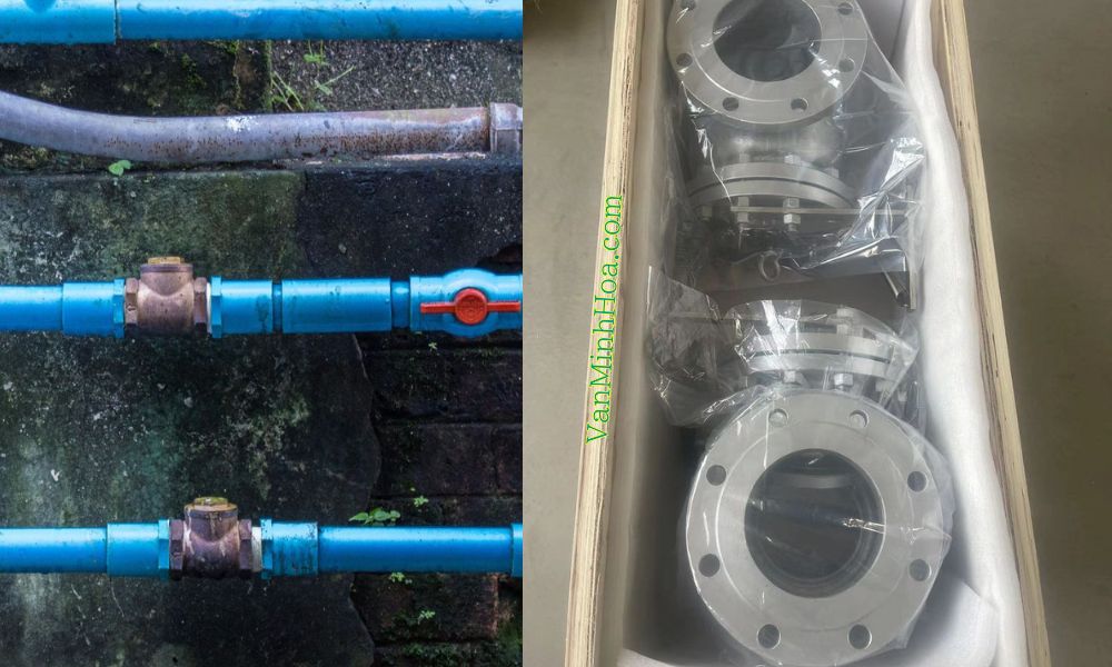 ứng dụng van 1 chiều lá lật