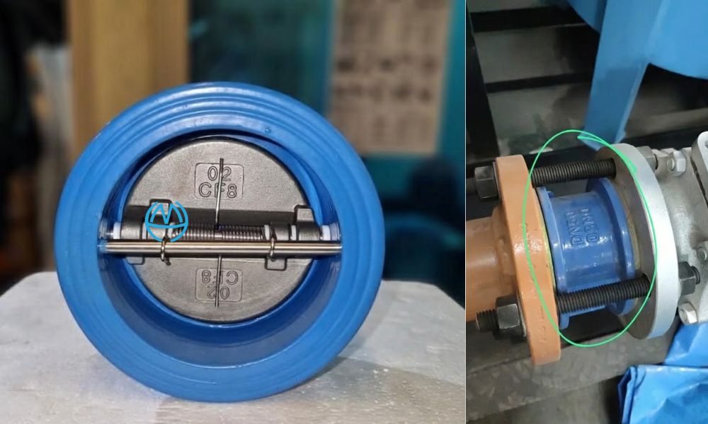 van 1 chiều cánh bướm phi 60