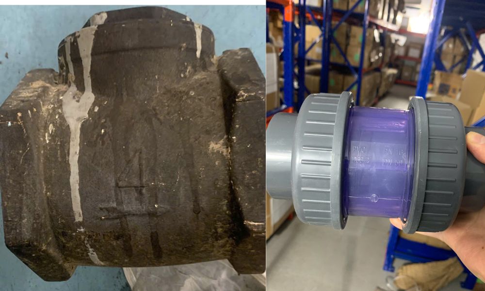 van 1 chiều dn100 khác gì van 1 chiều d100