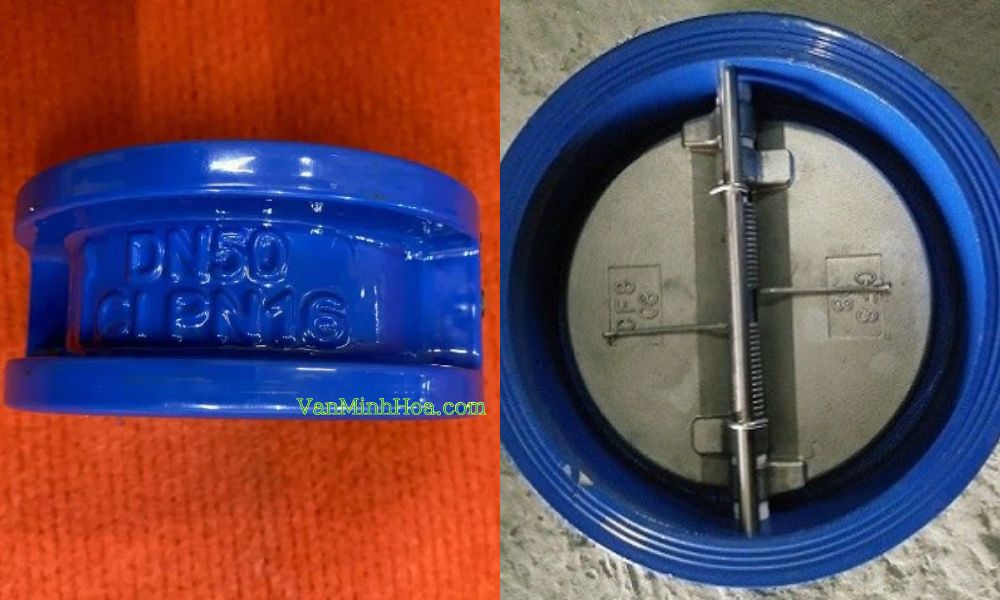 van 1 chiều dn50 cánh bướm