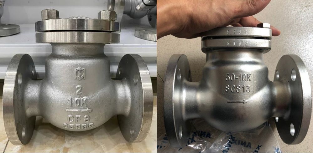 van 1 chiều dn50 kiểu nâng