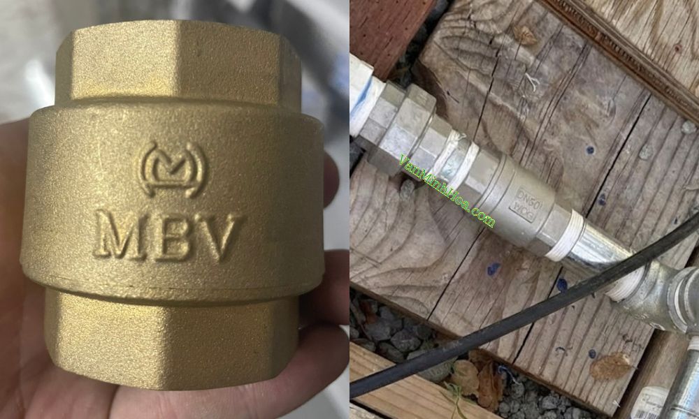 van 1 chiều dn50 ngăn búa nước