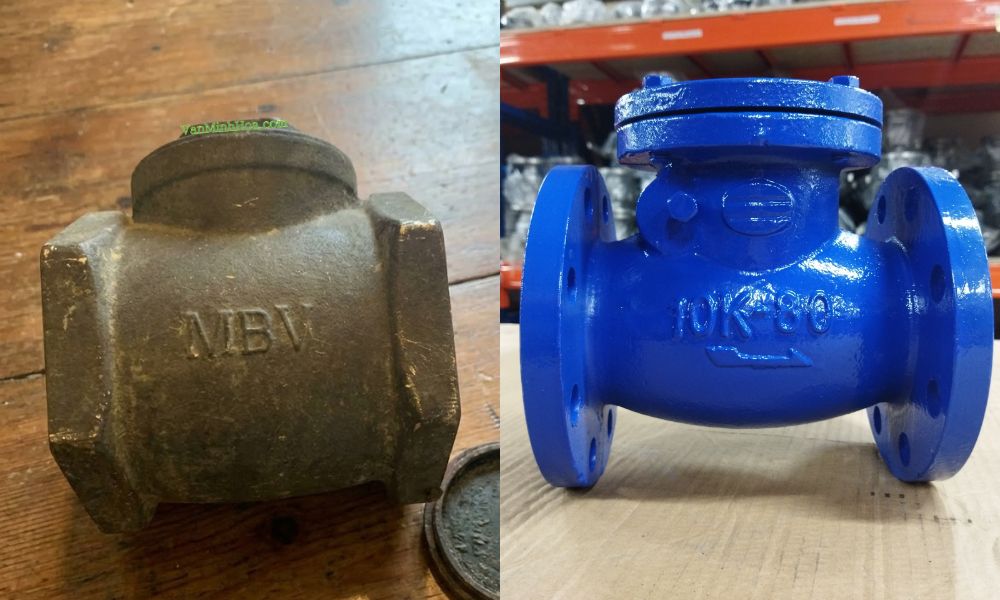 van 1 chiều dn80 lá lật