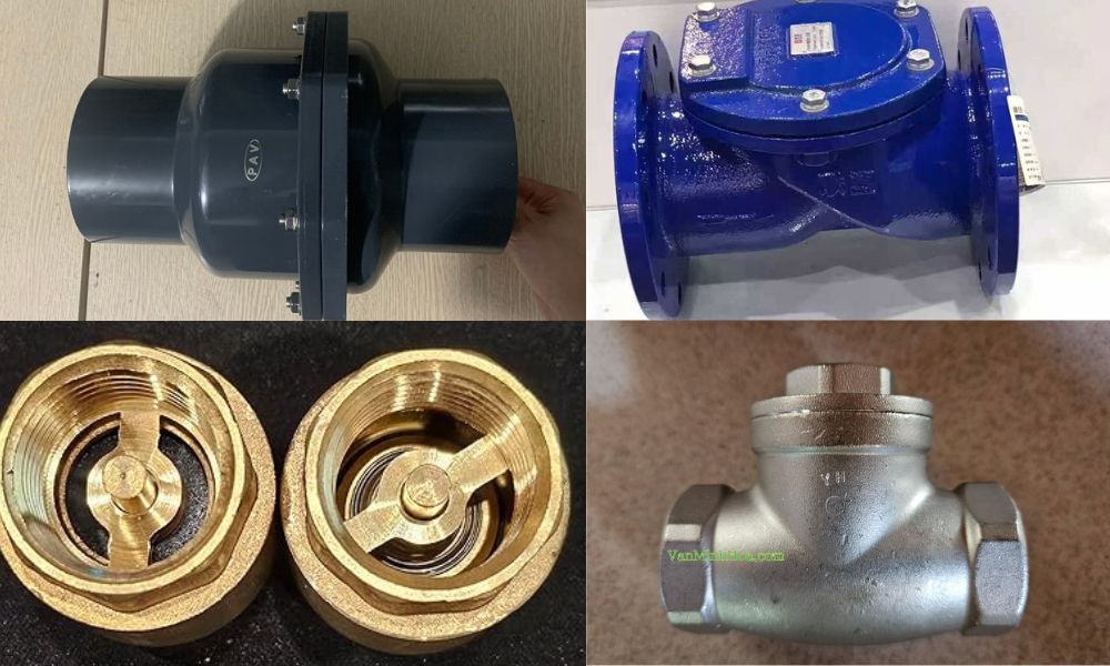 vật liệu chế tạo van 1 chiều dn80