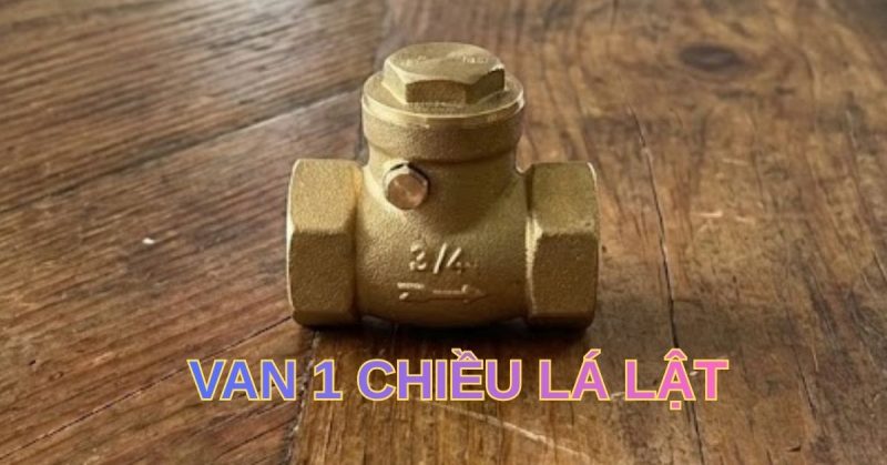 van 1 chiều lá lật