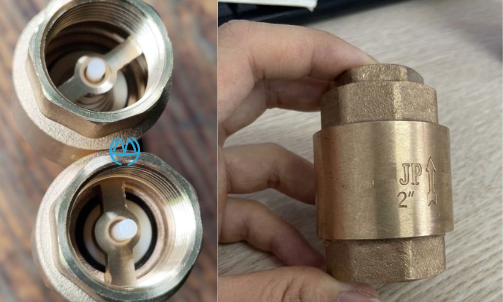 van 1 chiều lò xo phi 60