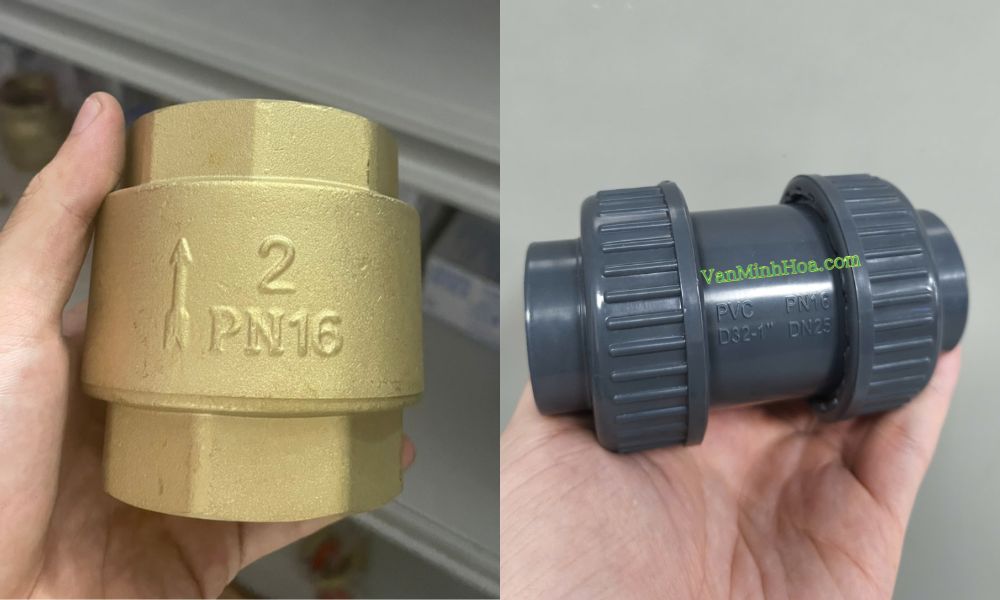 van 1 chiều lò xo