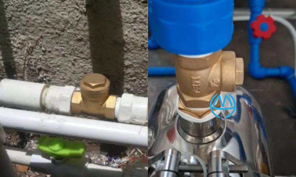 van nước 1 chiều phi 27 hệ thống bơm nước