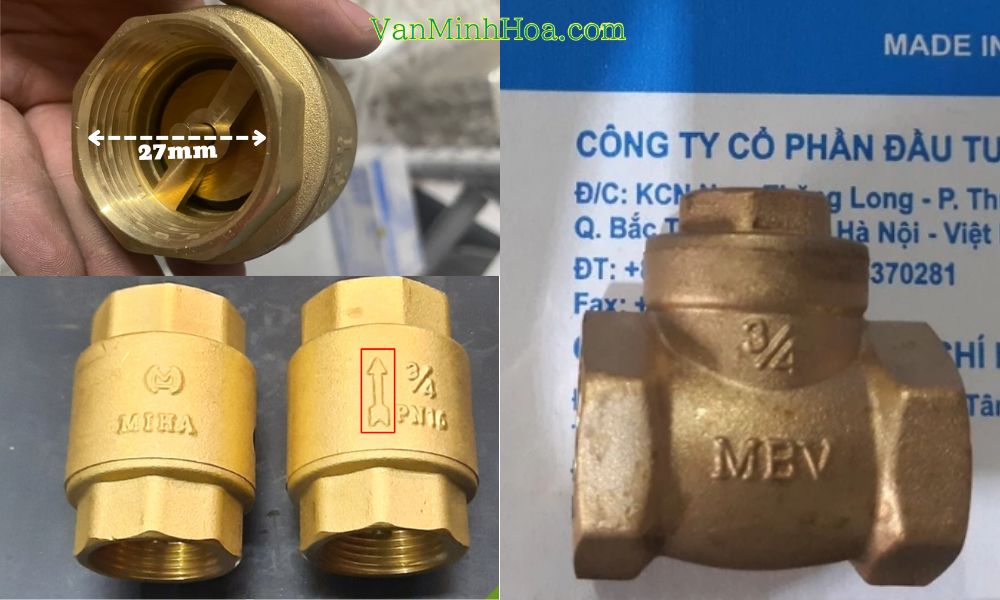 van nước 1 chiều phi 27 là gì