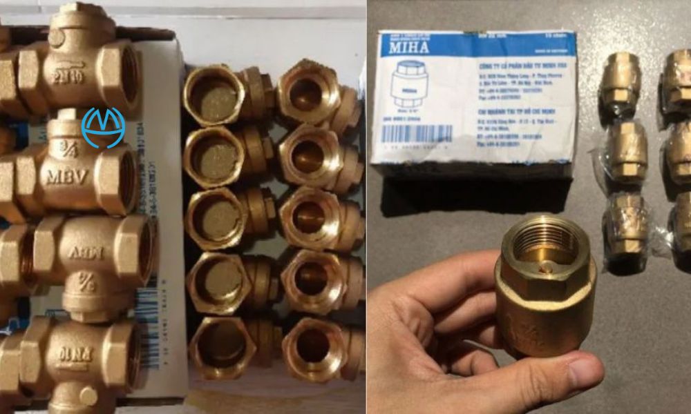 van nước 1 chiều phi 27 dùng lá lật hay lò xo