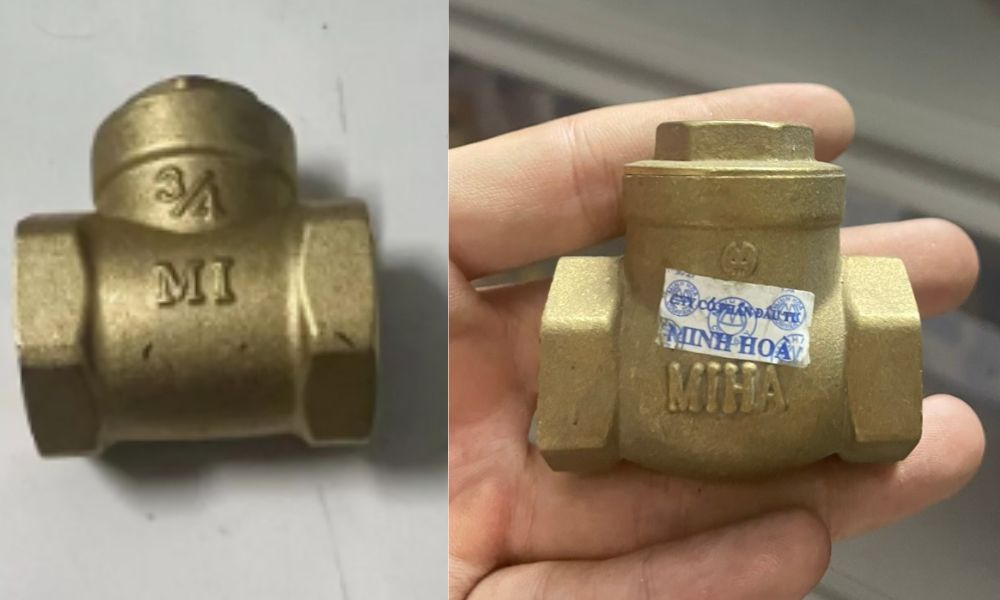 van nước 1 chiều phi 27 lá lật