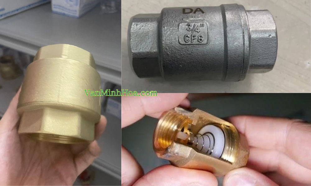 van nước 1 chiều phi 27 lò xo