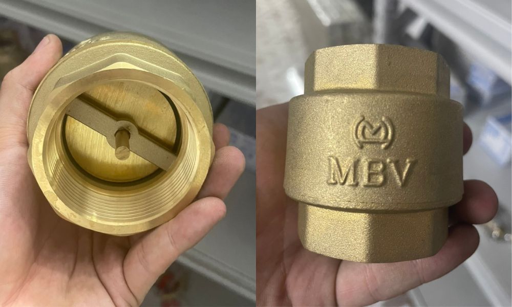 van nước 1 chiều phi 27 theo phương dọc