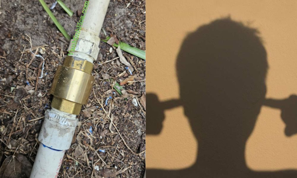 van 1 chiều phi34 gây ồn