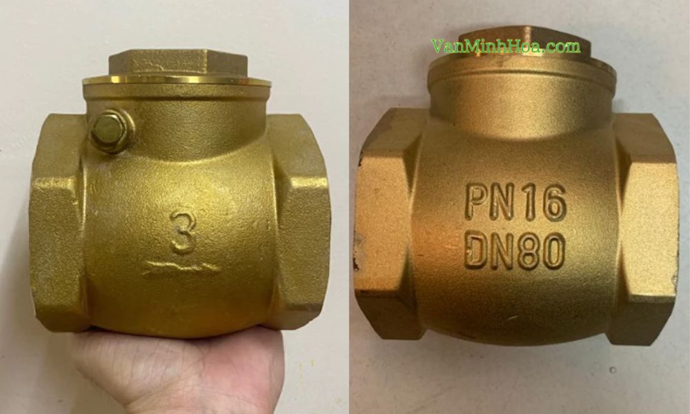 van 1 chiều phi 90 trong hệ ống thép