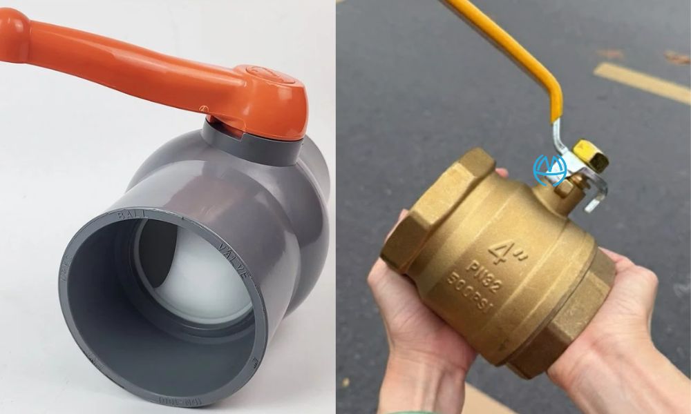 Van bi DN100 có loại nhựa không