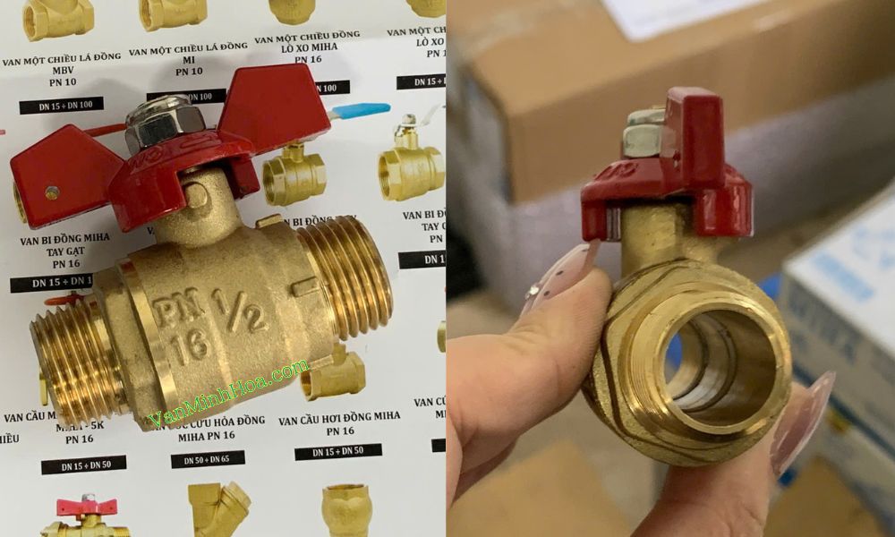 van bi tay vặn đồng