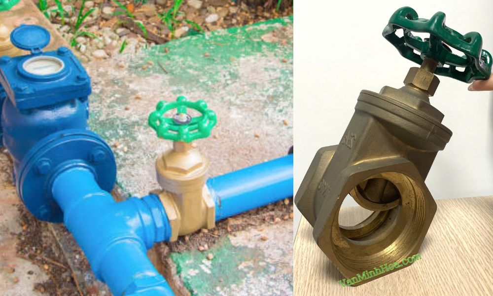 van chặn nước bằng đồng