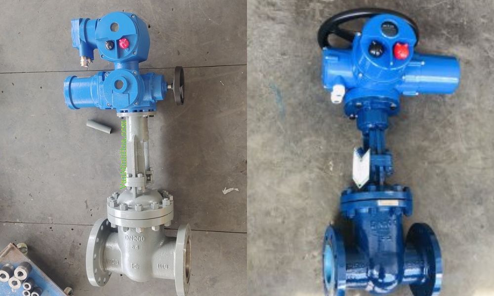 van cổng ty chìm điện