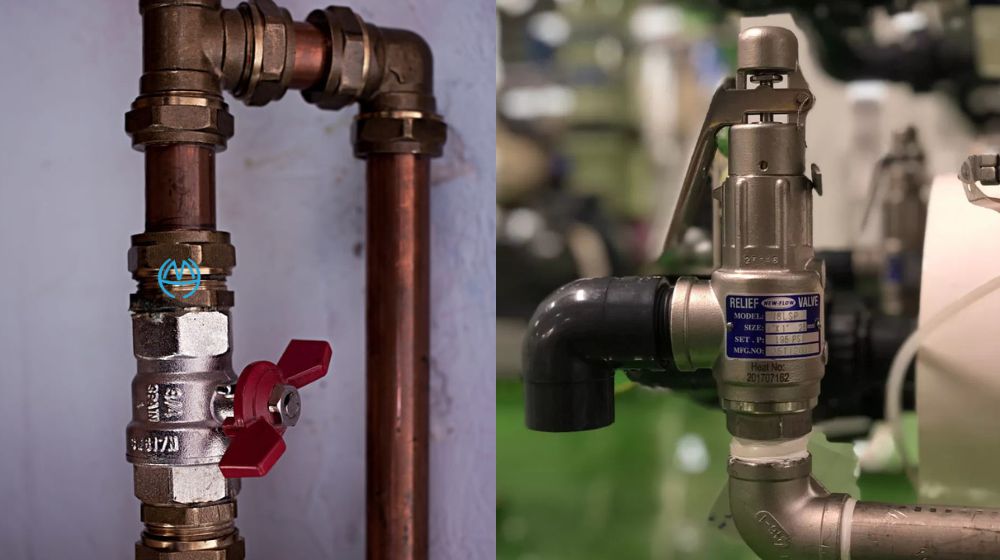 van hơi nóng thân inox