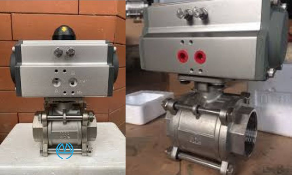 van khóa nước phi 60 tự động khí nén