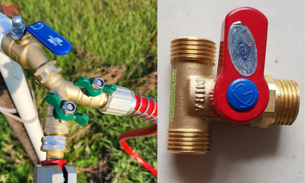 van nước 3 ngã đồng