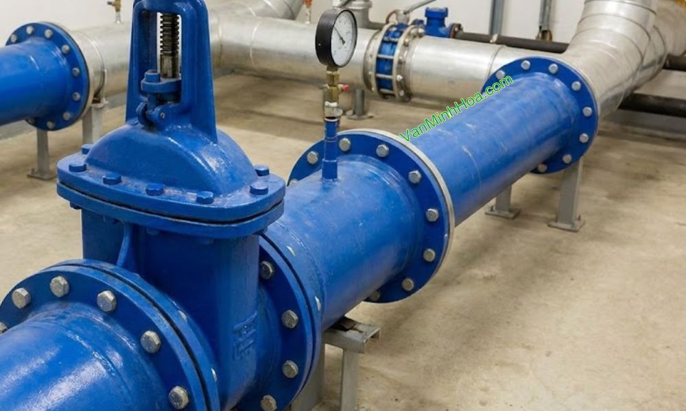 van nước cho đường ống lớn