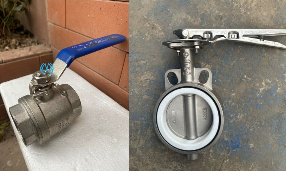 van tay gạt inox có thân inox