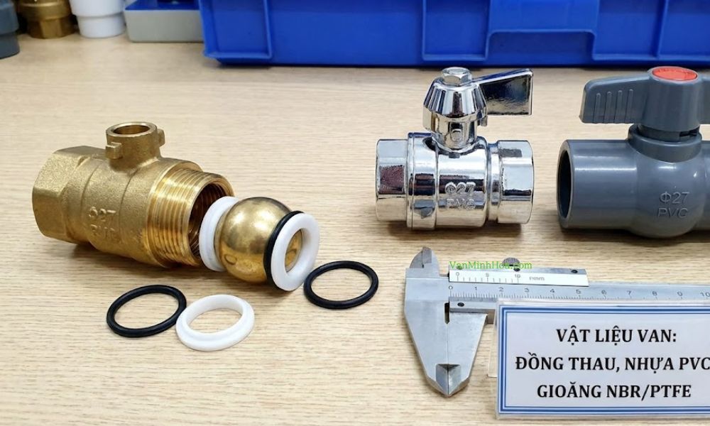 vật liệu chế tạo khóa nước 27