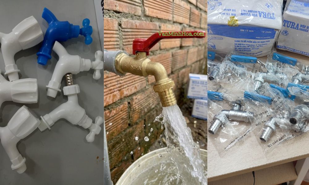 vật liệu van khóa vòi nước