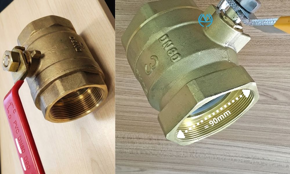 vì sao gọi là van bi dn80 phi 90