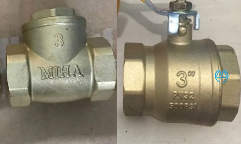 vì sao gọi là van dn80 nhưng trên thân van lại không ghi dn80