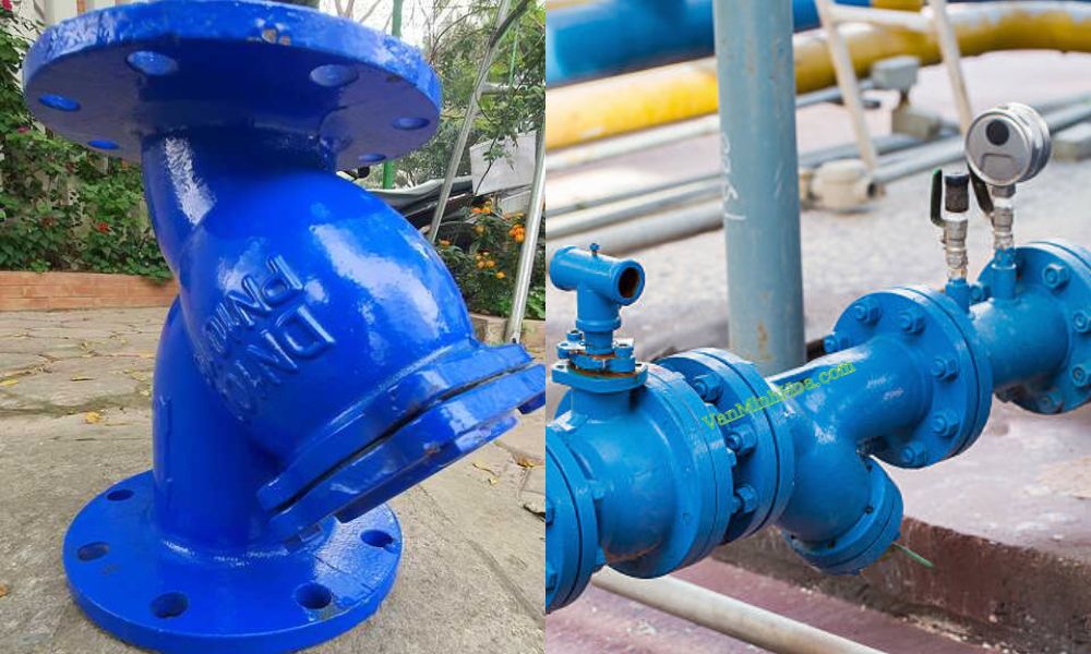 y lọc dn100 lắp ống phi 114