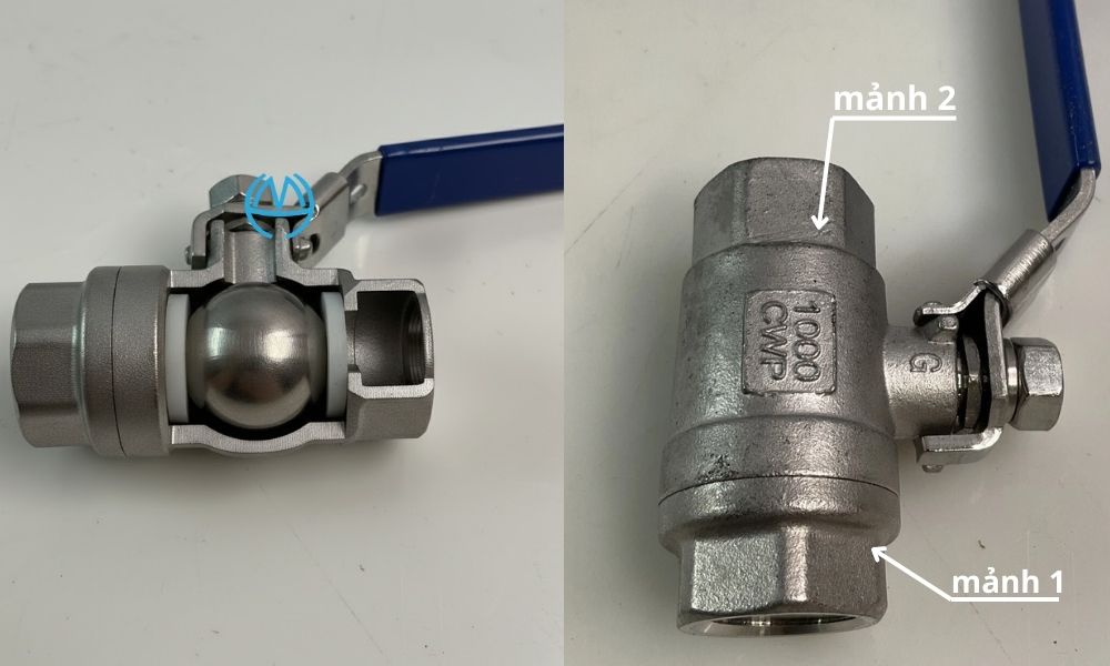 2pc ball valve là gì