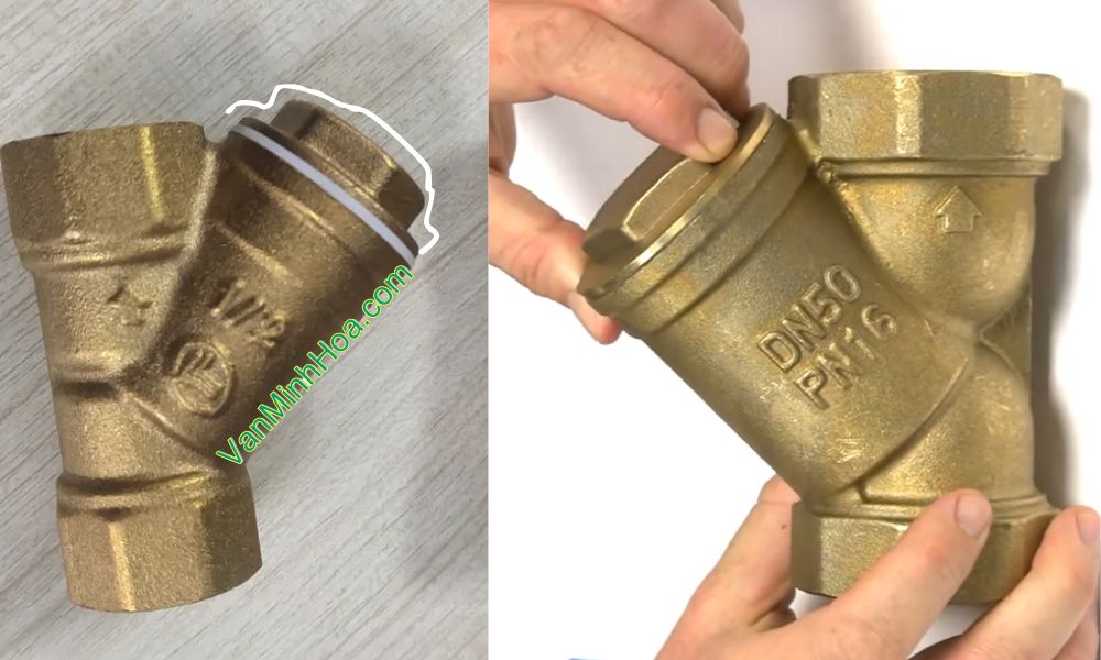 bonnet brass y strainer