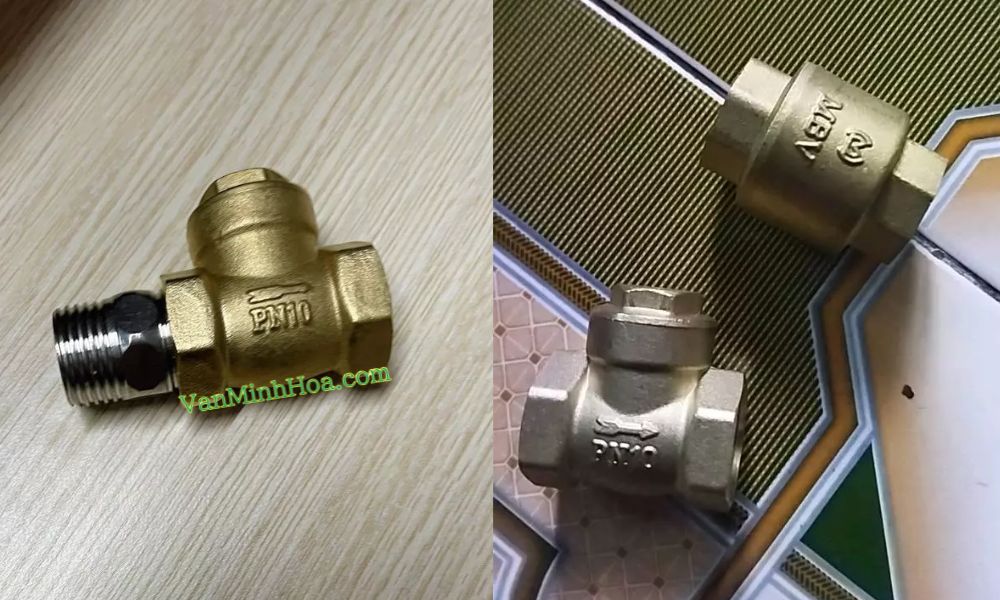 các loại van nước 1 chiều bằng đồng