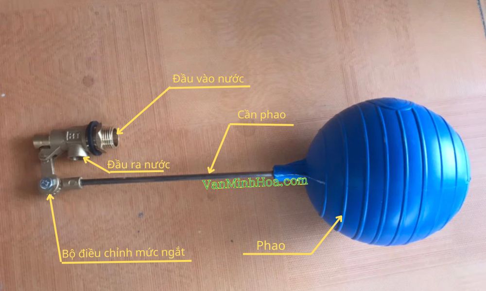 cấu tạo kỹ thuật của van phao cơ 1