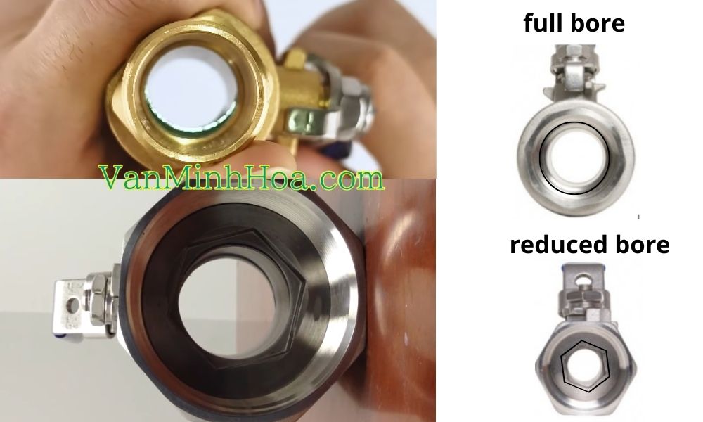 cấu tạo van bi đồng 21 và lưu lượng