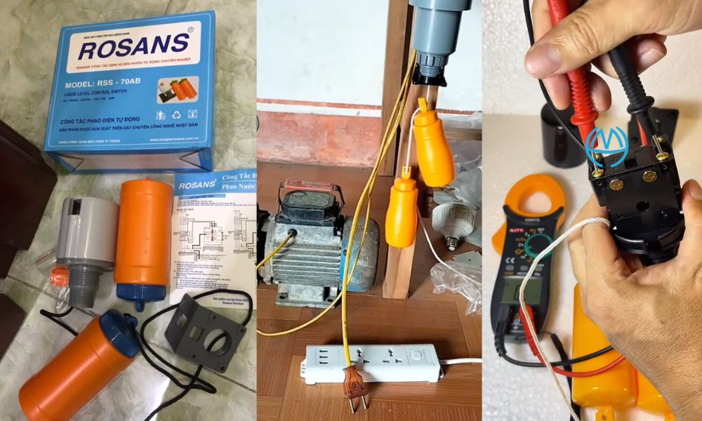 chi phí dây điện và phụ kiện đầu nối của van phao điện d32