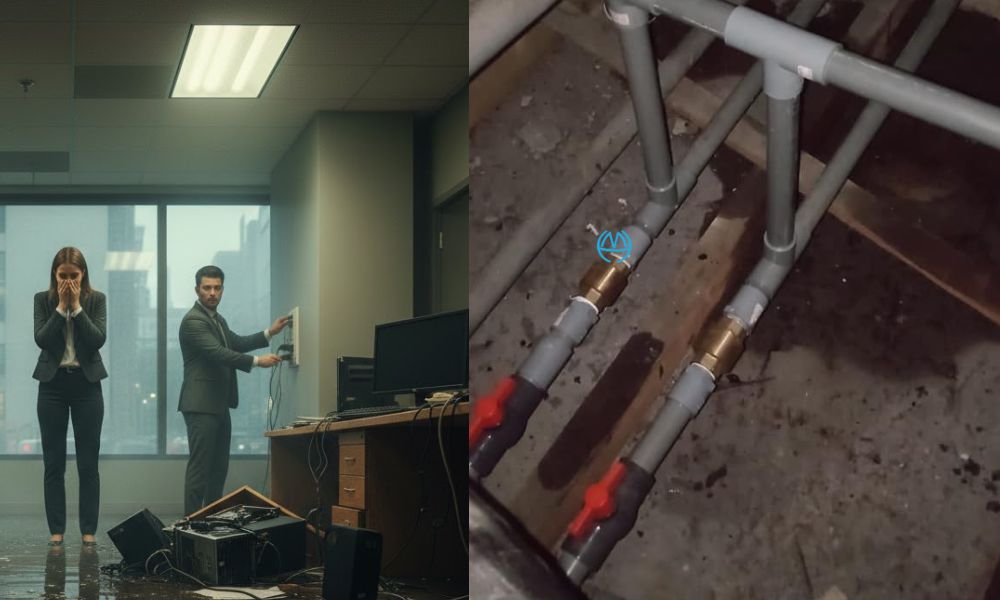 chi phí ngập nước khi thiếu van 1 chiều ống thoát nước