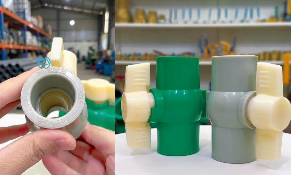 giá van khóa nước nhựa 21 mức cao