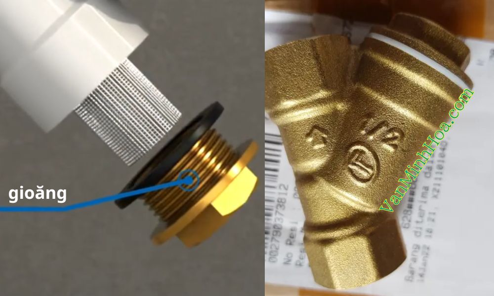 gland packing brass y strainer