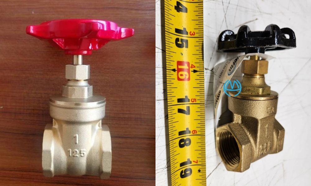 hiểu quy đổi kích thước van cửa đồng phi 34