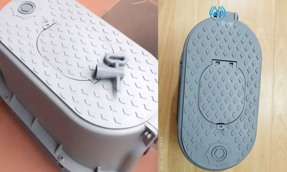 hộp bảo vệ đồng hồ nước làm bằng nhựa