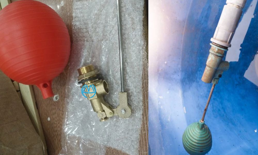 kích thước nối ống của van phao cơ d50