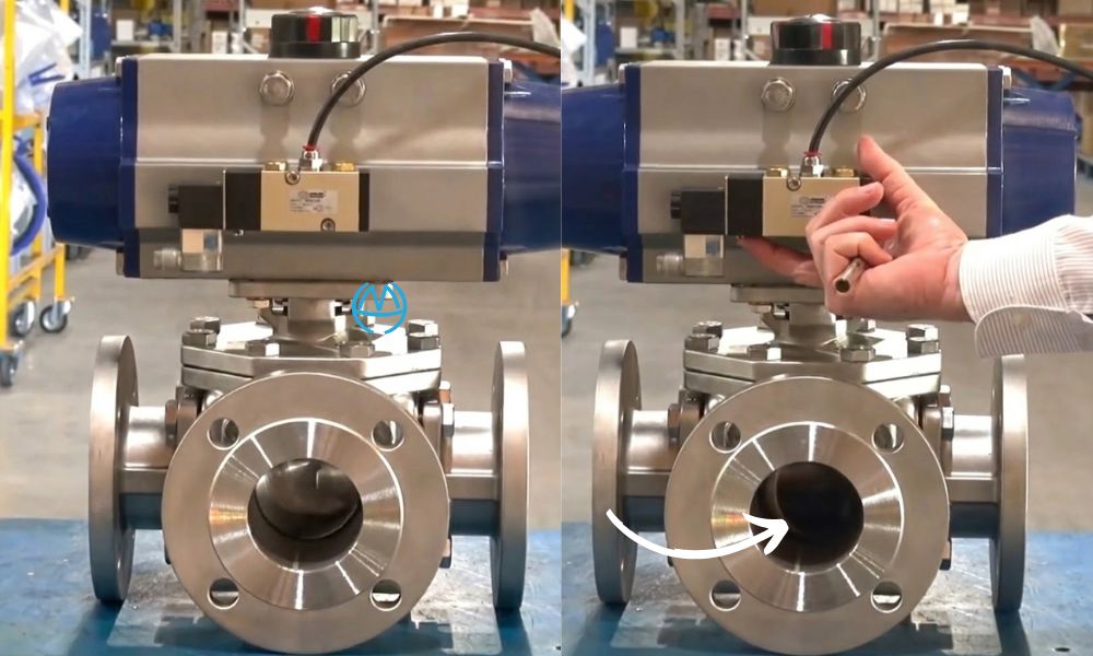 lợi ích từ phần điều khiển của van 3 ngã khí nén